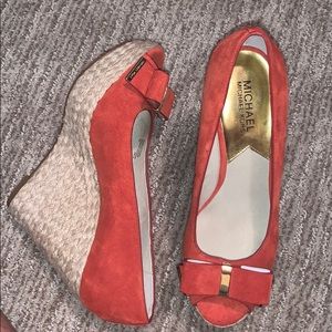 Bright orange wedges